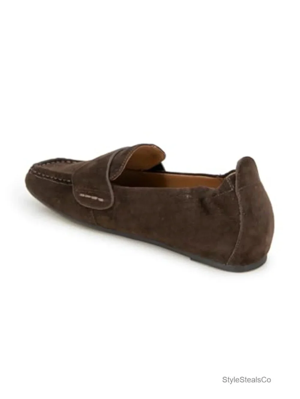 Breathable Leather Lining Loafers with PORON Cushioning